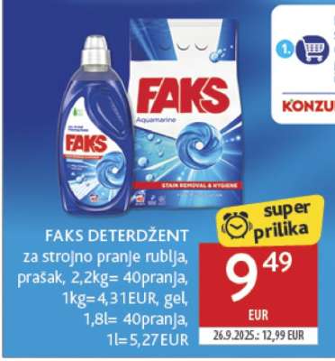 FAKS DETERDŽENT