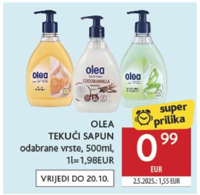 OLEA TEKUĆI SAPUN