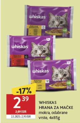 WHISKAS Hrana za mačke