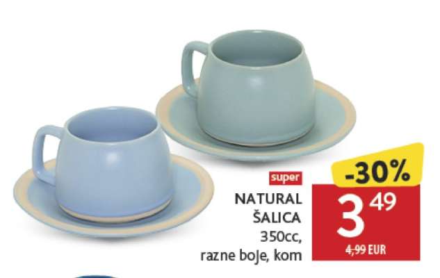NATURAL ŠALICA