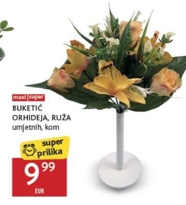 BUKETIĆ ORHIDEJA, RUŽA