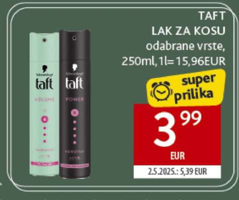 Taft lak za kosu