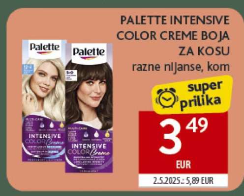 PALETTE INTENSIVE COLOR CREME BOJA ZA KOSU