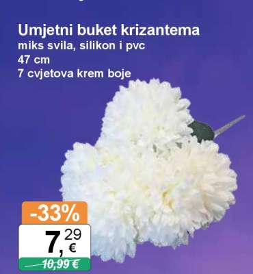Umjetni buket krizantema