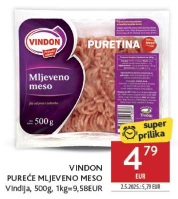 VINDON Pureće mljeveno meso