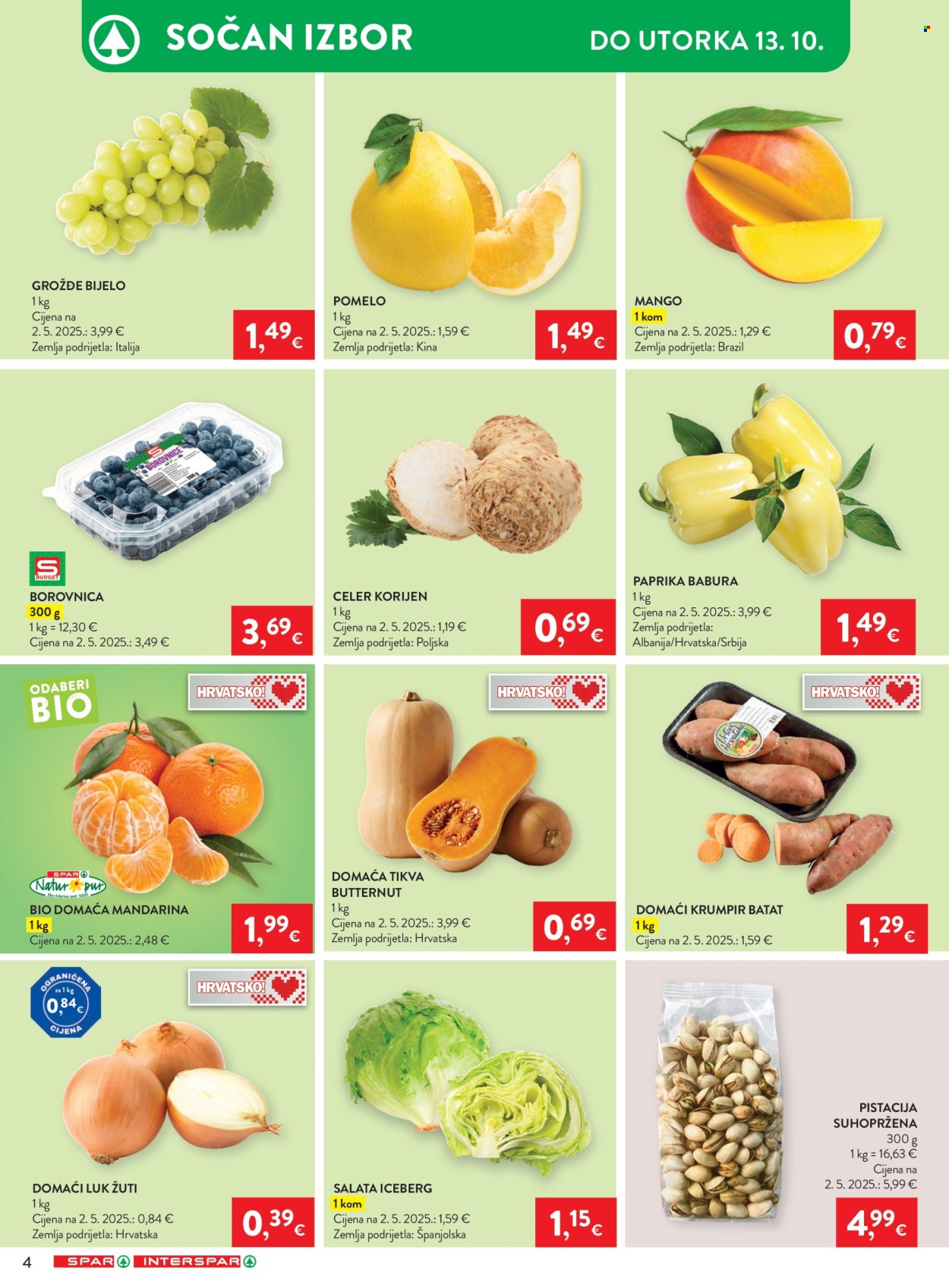 Leták SPAR - 7.10.2026 - 13.10.2026. Strana 4