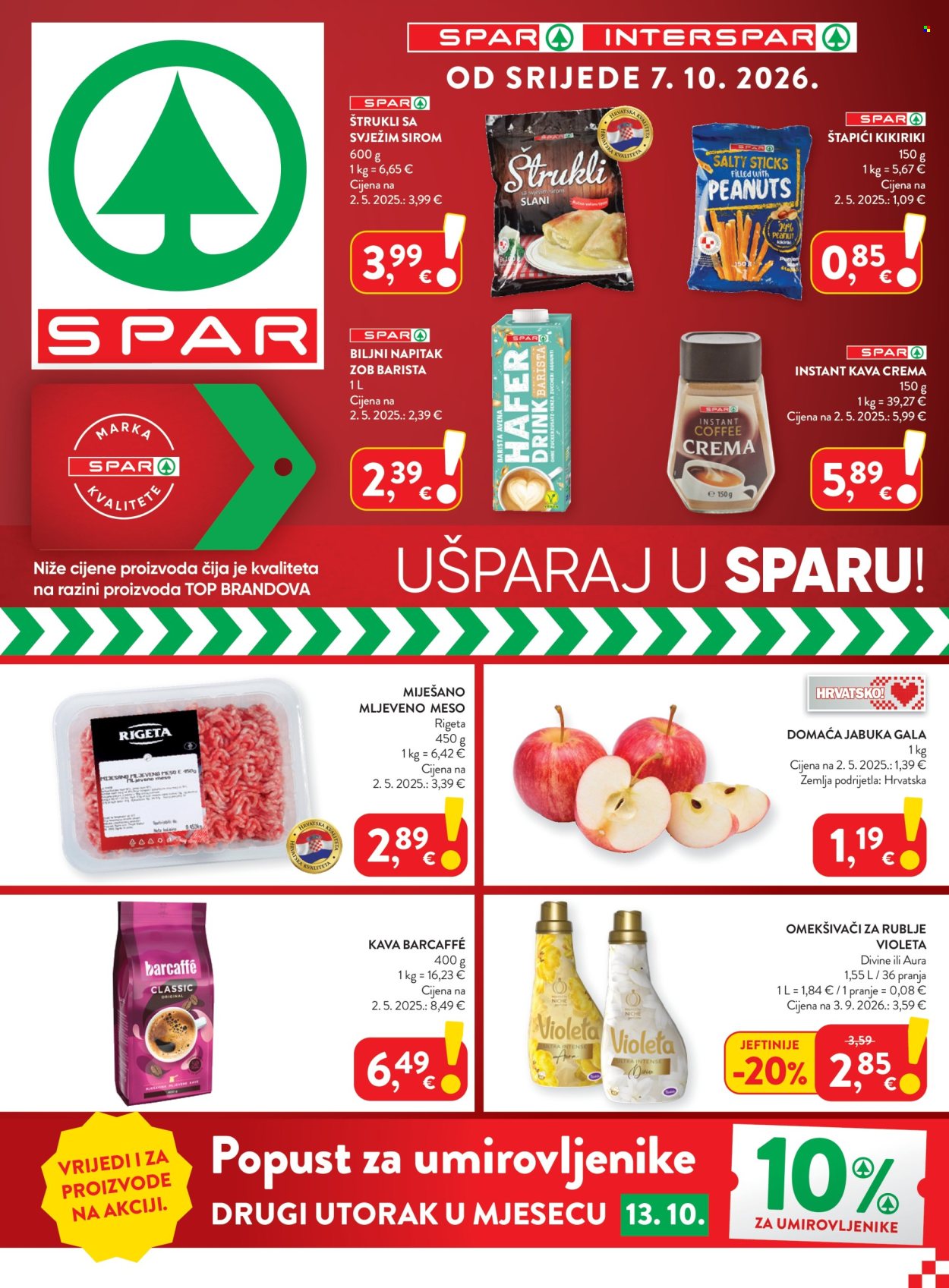 INTERSPAR katalog - 07.10.2026. - 13.10.2026. Stranica 1