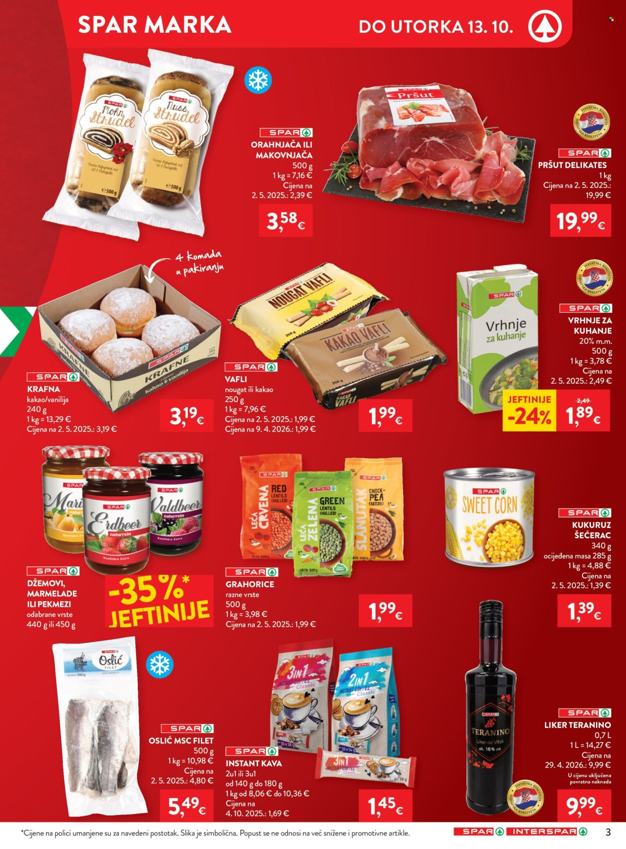INTERSPAR katalog - 07.10.2026. - 13.10.2026. Stranica 3