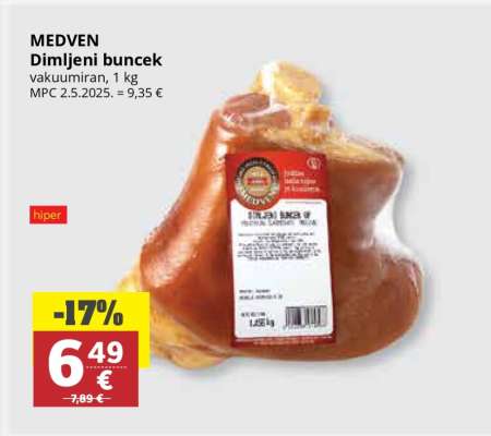 MEDVEN Dimljeni buncek