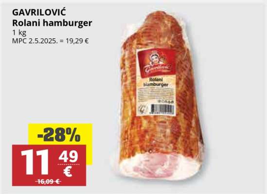 GAVRILOVIĆ Rolani hamburger