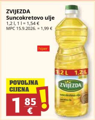ZVIJEZDA SUNCOKRETOVO ULJE