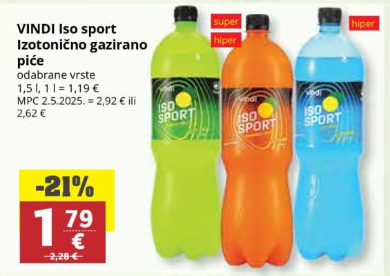 VINDI Iso-sport
