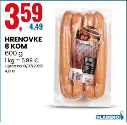 HRENOVKE 8 KOM
