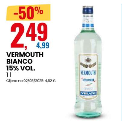 VERMOUTH BIANCO 15% VOL.