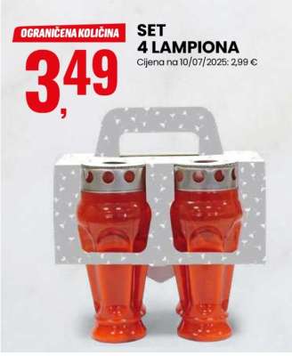 SET 4 LAMPIONA