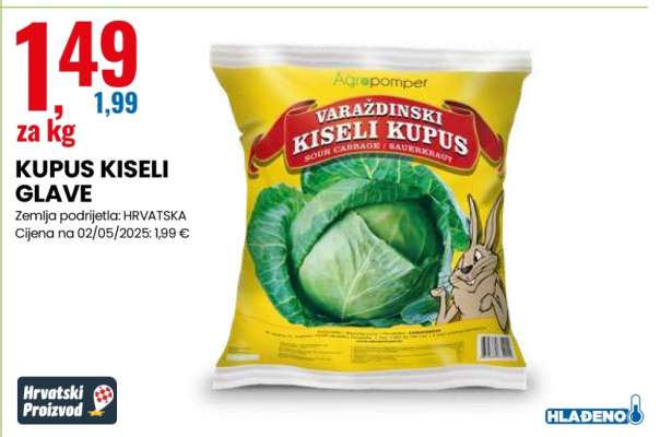 Kupus kiseli glave