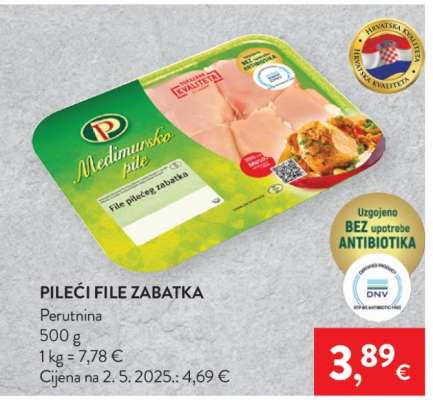 Pileći file zabatka