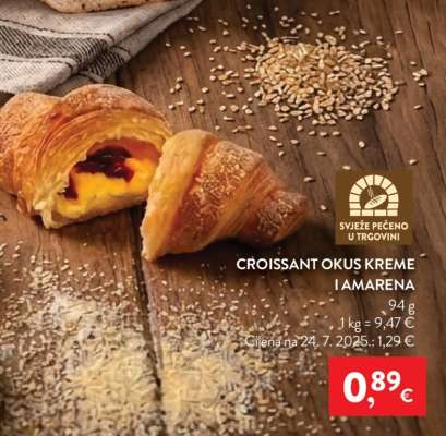 CROISSANT OKUS KREME I AMARENA