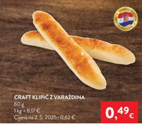 Craft klipić z Varaždina