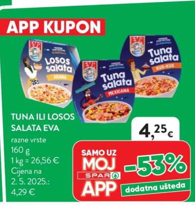 TUNA ILI LOSOS SALATA EVA