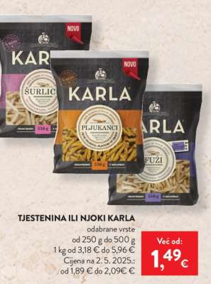 TJESTENINA ILI NJOKI KARLA