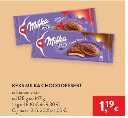 KEKS MILKA CHOCO DESSERT