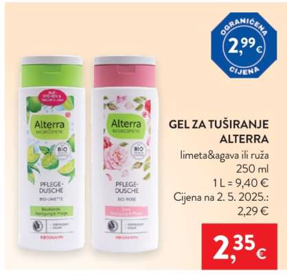 GEL ZA TUŠIRANJE ALTERRA