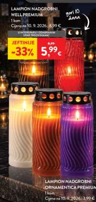 LAMPION NADGROBNI WELL PREMIUM