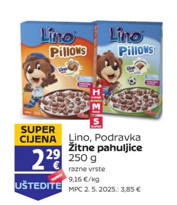 Lino, Podravka Žitne pahuljice