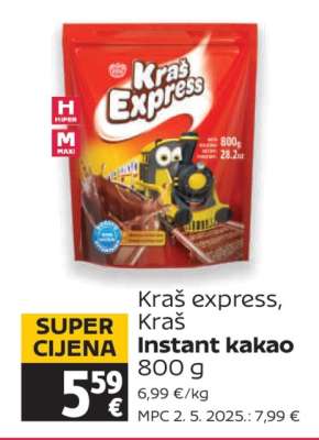 Kraš express, Kraš Instant kakao