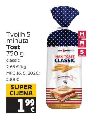 TVOJIH 5 MINUTA Toast