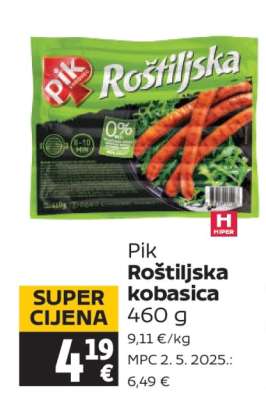 PIK Roštiljska kobasica