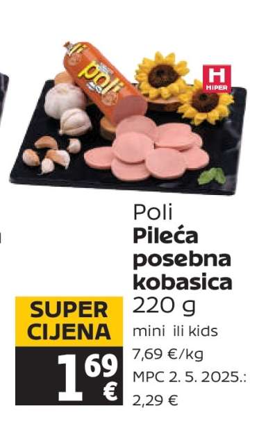 Poli pileća posebna kobasica