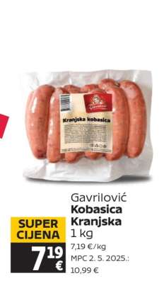 GAVRILOVIĆ KOBASICA KRANJSKA