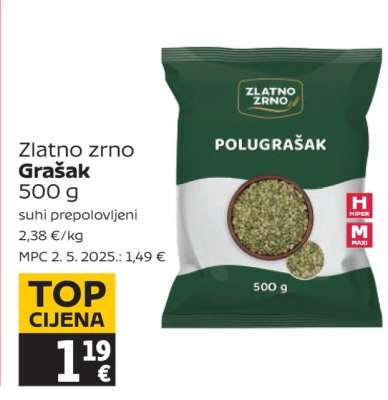 Zlatno zrno Grašak