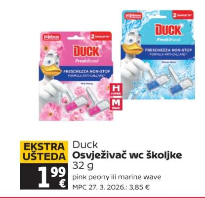 Duck OSVJEŽIVAČ WC ŠKOLJKE