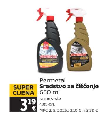 PERMETAL SREDSTVO ZA ČIŠĆENJE 650 ml