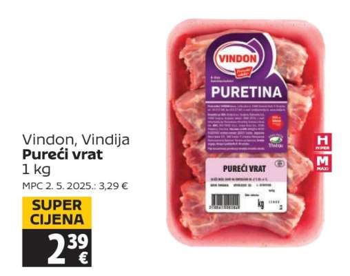 Vindon, Vindija Pureći vrat