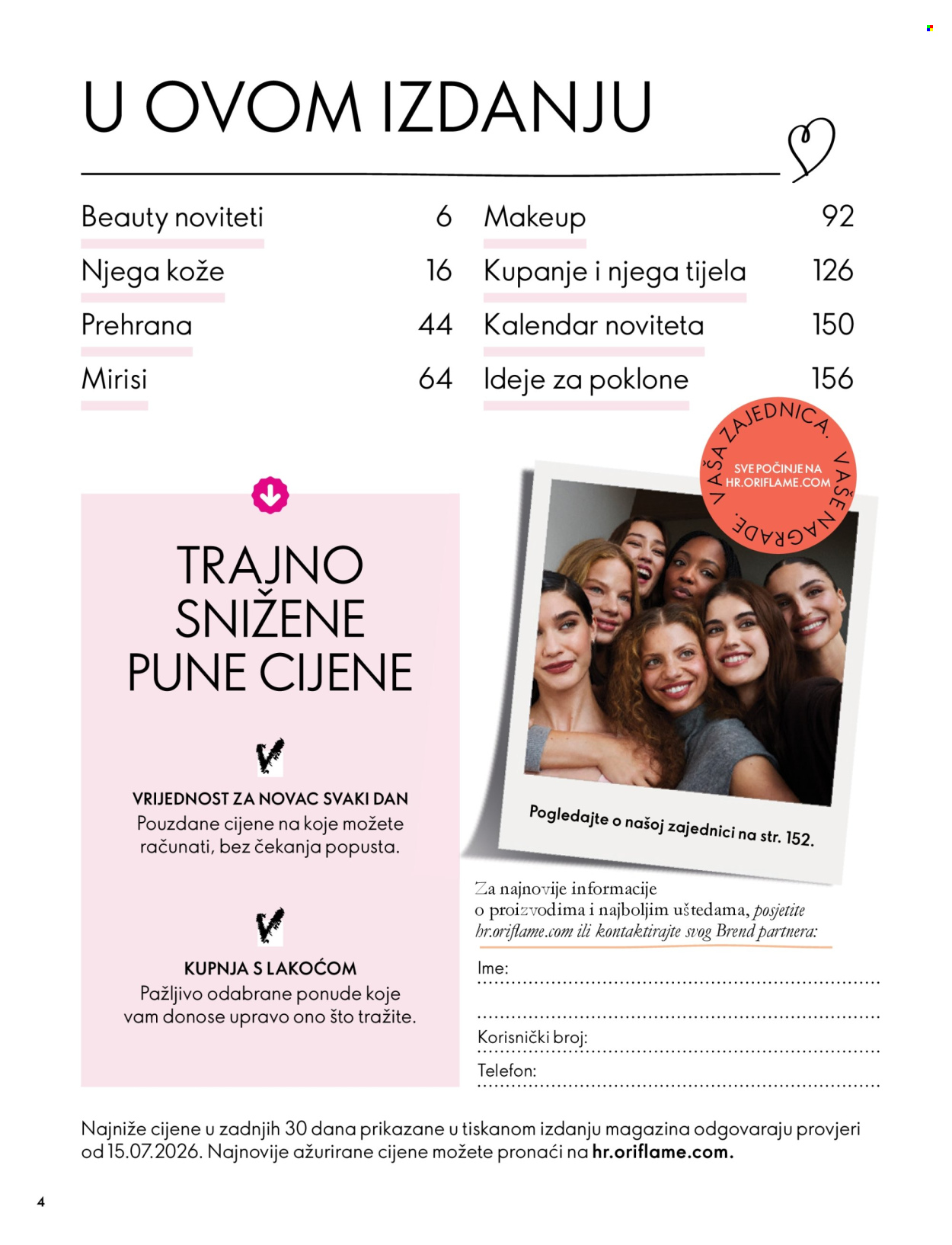Leták Oriflame - 7.10.2026 - 17.11.2026. Strana 4