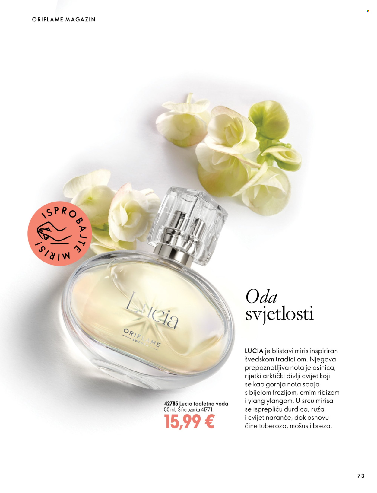 Leták Oriflame - 7.10.2026 - 17.11.2026. Strana 73