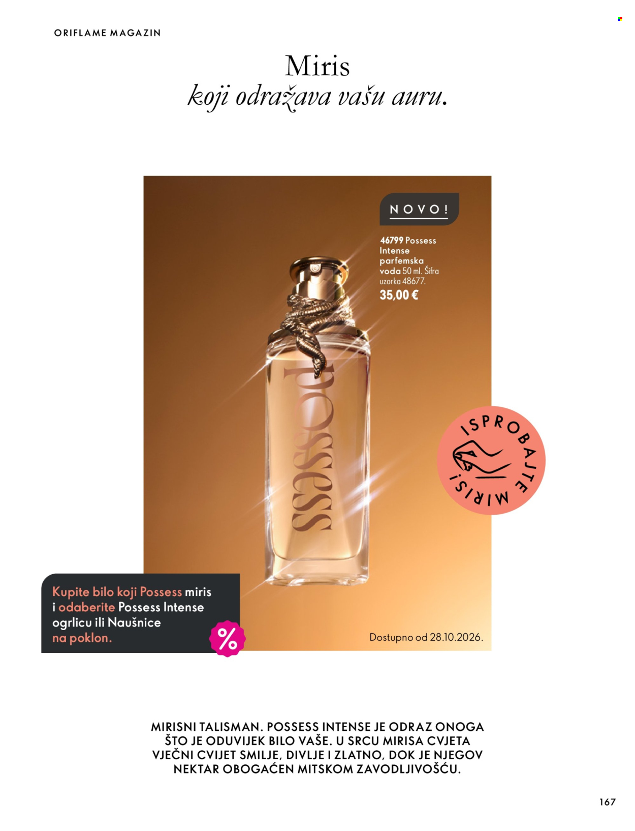 Leták Oriflame - 7.10.2026 - 17.11.2026. Strana 167