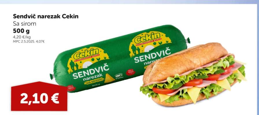 Sendvič narezak Cekin