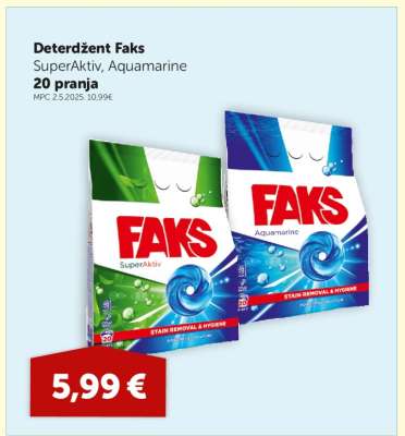 DETERDŽENT FAKS