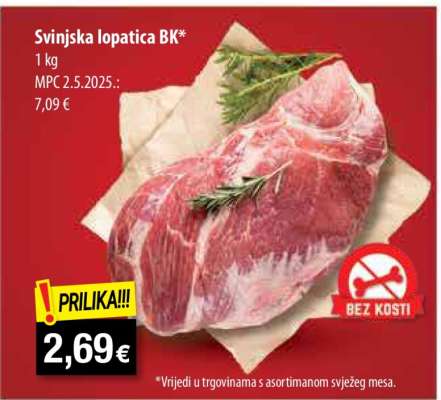 Svinjska lopatica BK