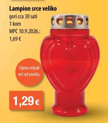 Lampion srce veliko