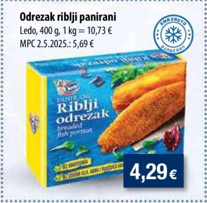 Odrezak riblji panirani