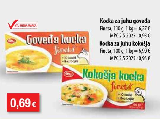 Kocka za juhu goveđa