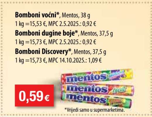 Bomboni voćni