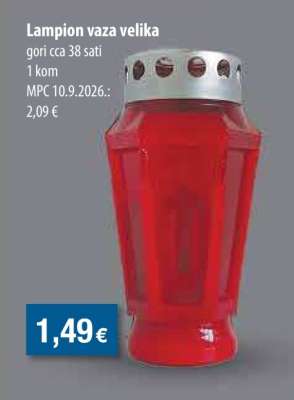 Lampion Vaza velika