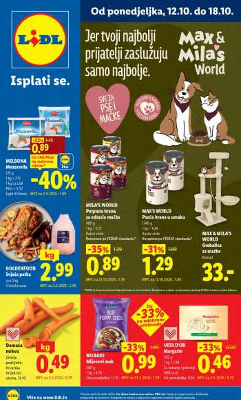 Lidl katalog - 12.10.2026. - 18.10.2026.